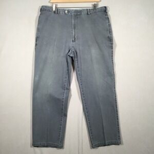 Peter Millar Stone Washed Gray Chino Pants Mens 36x27 Office Golf Casual Comfort